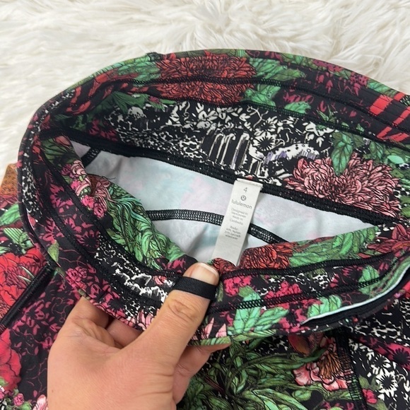 Lululemon Time To Sweat Crop *23" Zen Garden Multi - Picture 3 of 5